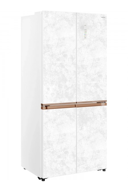 Холодильник Hiberg i-RFQ 630G WS (Side-by-side) (белый мрамор) 1
