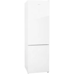 Холодильник HIBERG RFC-400DX NFGW inverter (белое мерцающее стекло)