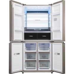 Холодильник HIBERG RFQ-590G GT inverter (Side-by-Side) (серый)