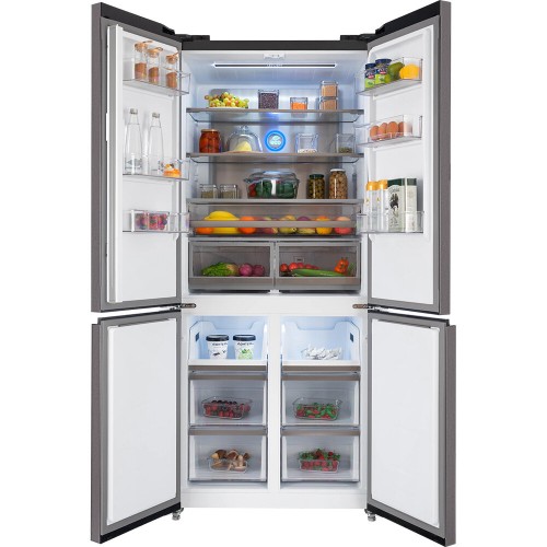 Холодильник HIBERG RFQ-600DX NFGС inverter (Side-by-Side) (серебристый) 8