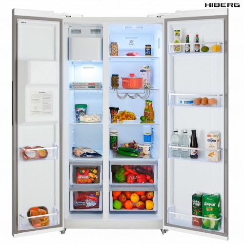 Холодильник HIBERG RFS-650 DX NFB inverter (Side-by-Side) (черный) 1