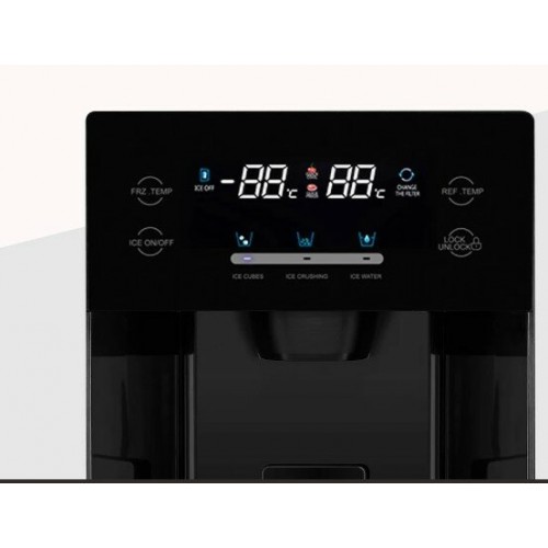 Холодильник HIBERG RFS-650 DX NFB inverter (Side-by-Side) (черный) 3