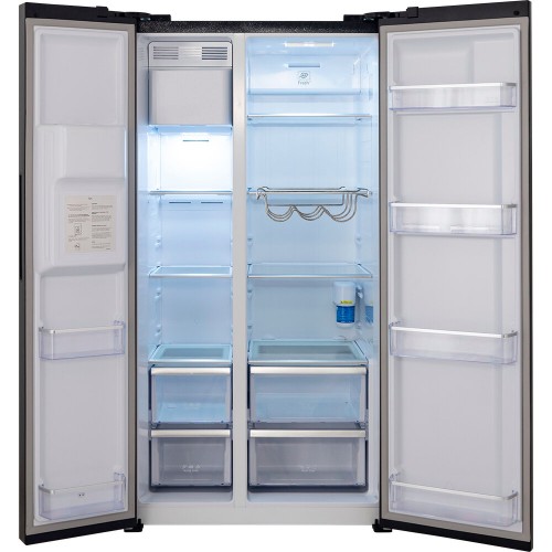 Холодильник HIBERG RFS-650 DX NFB inverter (Side-by-Side) (черный) 7