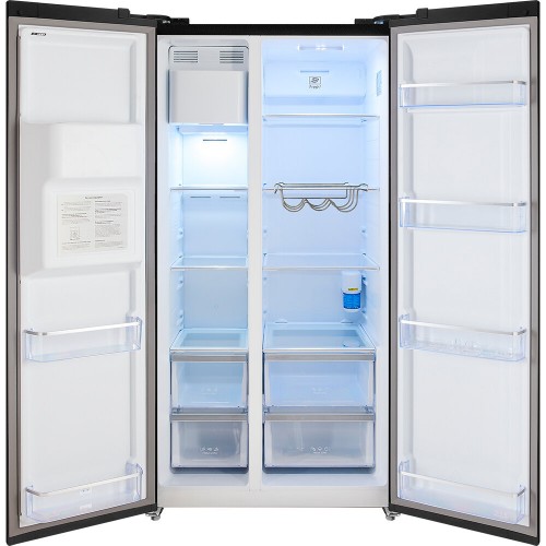 Холодильник HIBERG RFS-650DX NFGB (Side-by-Side) (черный) 6