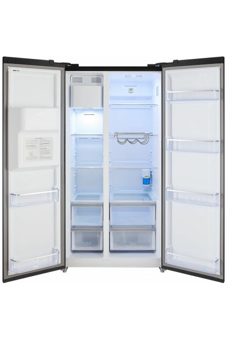 Холодильник Hiberg RFS-650DX NFGB (Side-by-Side) (черный) 1