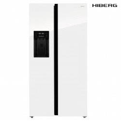 Холодильник Hiberg RFS-650DX NFGW Inverter (Side-by-Side) (белое стекло)
