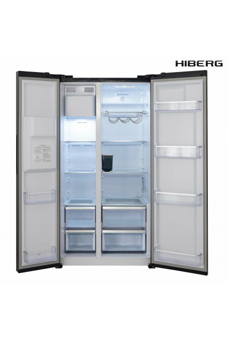 Холодильник Hiberg RFS-655DX NFB Inverter (Side-by-Side) (графитовый) 5