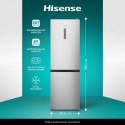 Холодильник Hisense RB395N4BCE (серебристый)
