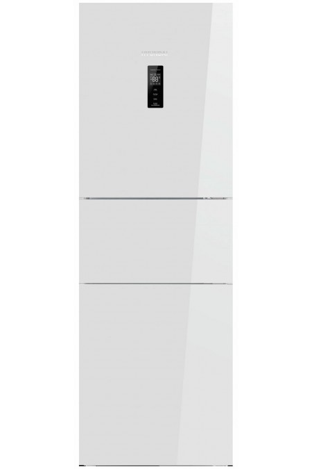 Холодильник Hyundai CM30073F (белое стекло) 