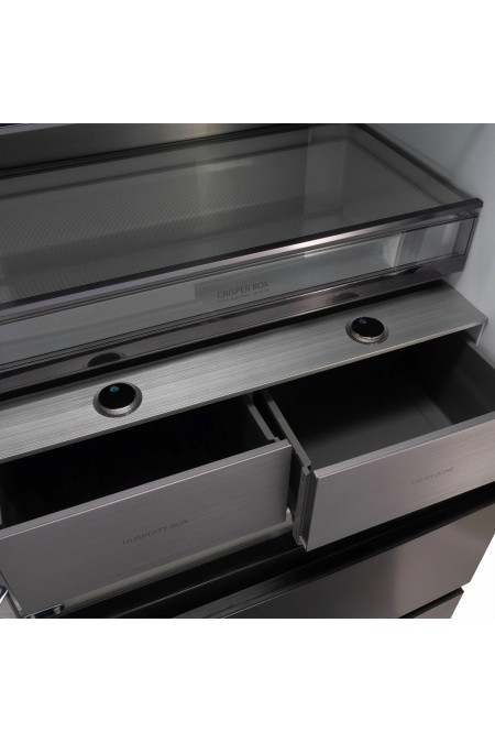 Холодильник Hyundai CM55043F (Side-by-Side) (черная сталь) 9