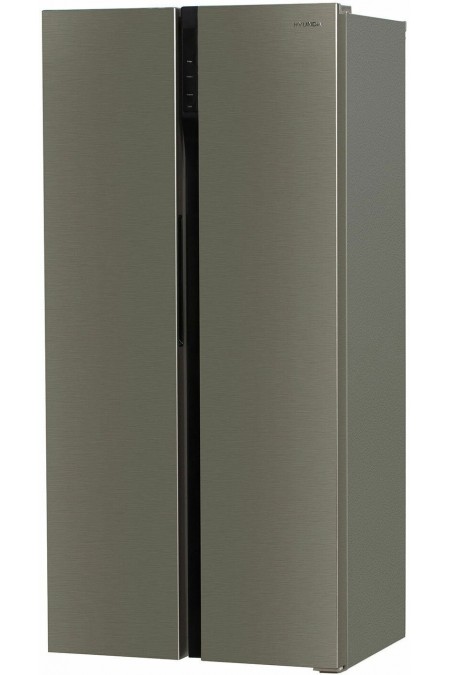 Холодильник Hyundai CS4505F 1192677 (Side-by-Side) (нержавеющая сталь) 