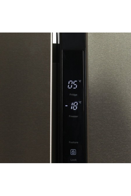 Холодильник Hyundai CS4505F 1192677 (Side-by-Side) (нержавеющая сталь) 3