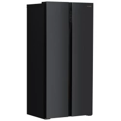 Холодильник Hyundai CS4505F (Side by Side) (черная сталь)