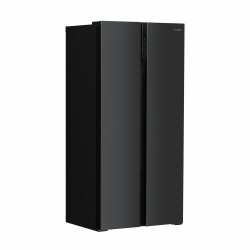 Холодильник Hyundai CS4505F (Side by Side) (черная сталь)