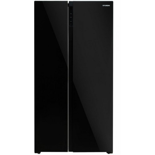 Холодильник Hyundai CS5003F (Side-by-Side) (черное стекло) 
