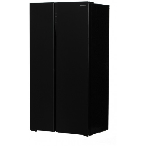 Холодильник Hyundai CS5003F (Side-by-Side) (черное стекло) 1