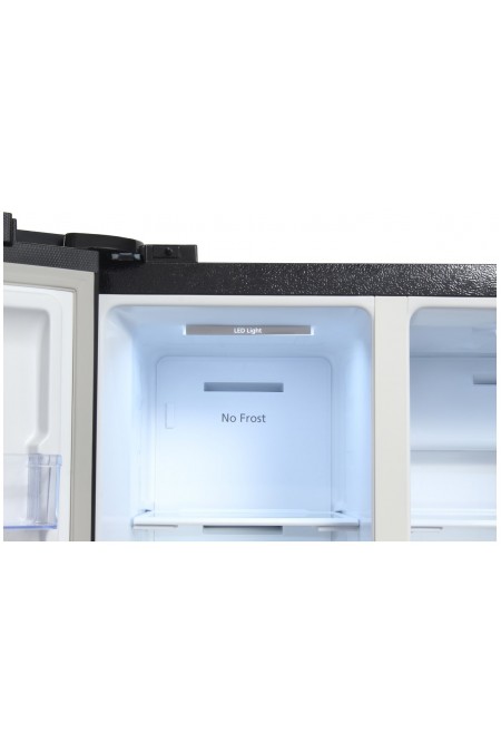 Холодильник Hyundai CS5003F (Side-by-Side) (черное стекло) 3