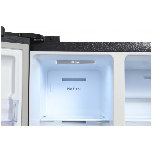 Холодильник Hyundai CS5003F (Side-by-Side) (черное стекло) 3