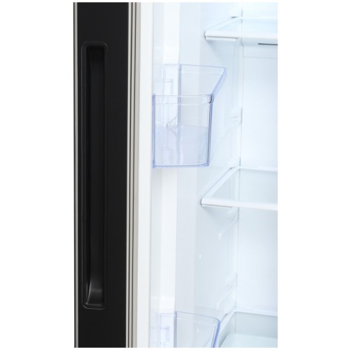 Холодильник Hyundai CS5003F (Side-by-Side) (черное стекло) 5