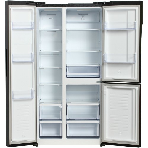 Холодильник Hyundai CS5073FV (Side-by-Side) (графит) 