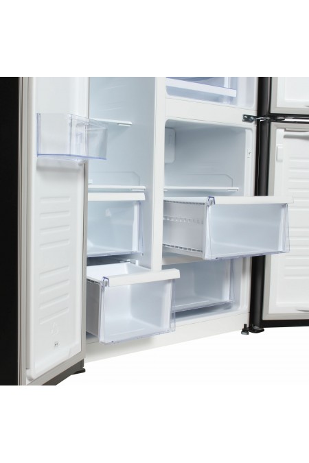 Холодильник Hyundai CS5073FV (Side-by-Side) (графит) 3