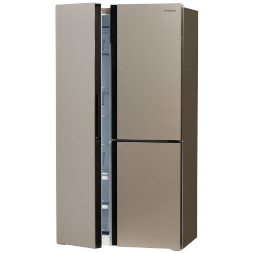 Холодильник Hyundai CS5073FV (Side-by-Side) (шампань) 1
