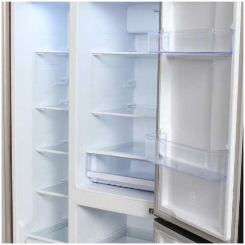 Холодильник Hyundai CS5073FV (Side-by-Side) (шампань) 3