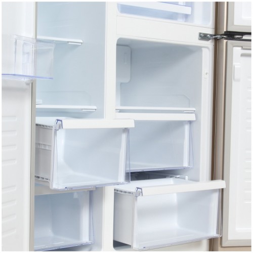 Холодильник Hyundai CS5073FV (Side-by-Side) (шампань) 4