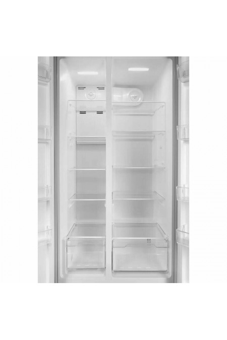 Холодильник Hyundai CS55023F (Side-by-Side) (нержавеющая сталь) 3