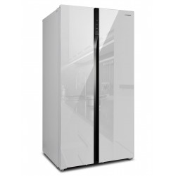Холодильник Hyundai CS6503FV (Side-by-Side) (белое стекло)