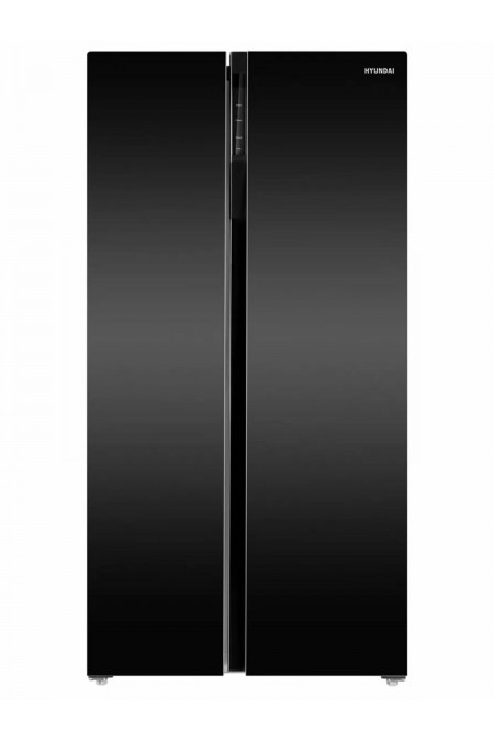 Холодильник Hyundai CS6503FV (Side-by-Side) (черное стекло) 