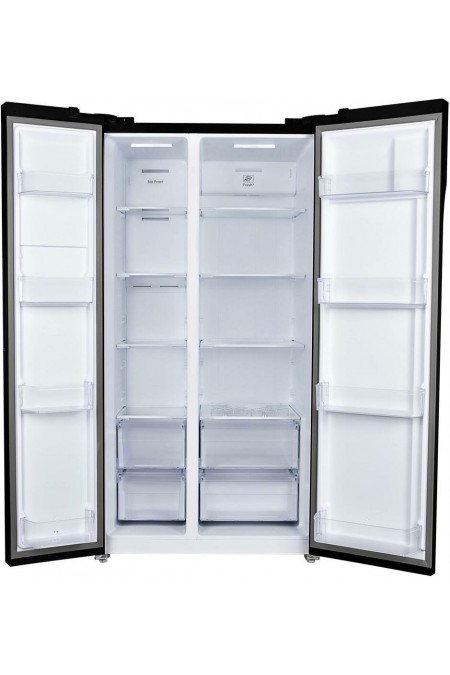 Холодильник Hyundai CS6503FV (Side-by-Side) (черное стекло) 5