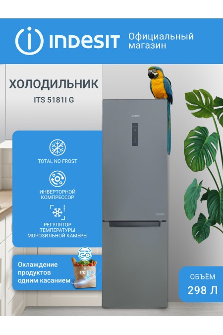 Холодильник INDESIT ITS 5181I G (серебристый) 