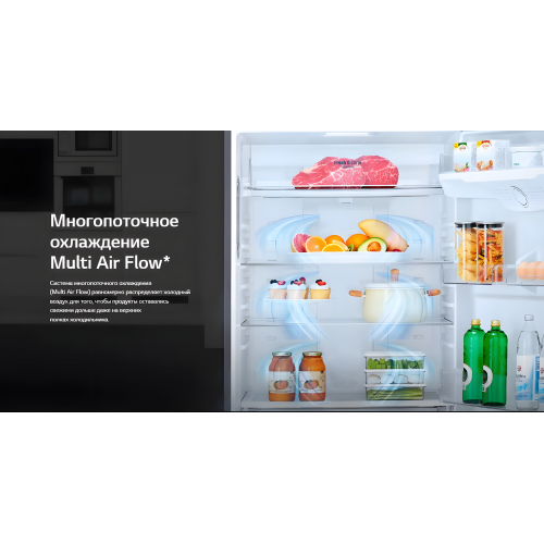 Холодильник LG DoorCooling+ GA-B509 CQSL (белый) 6