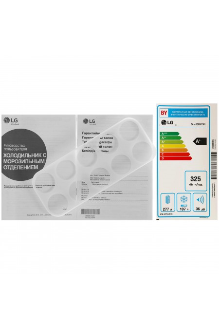 Холодильник LG GA-B509CEWL (бежевый) 3