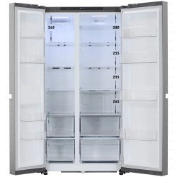 Холодильник LG GC-B257KMHW (Side-by-side) (серебристый)