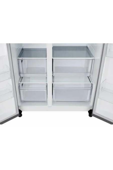 Холодильник LG GC-B257KMHW (Side-by-side) (серебристый) 5