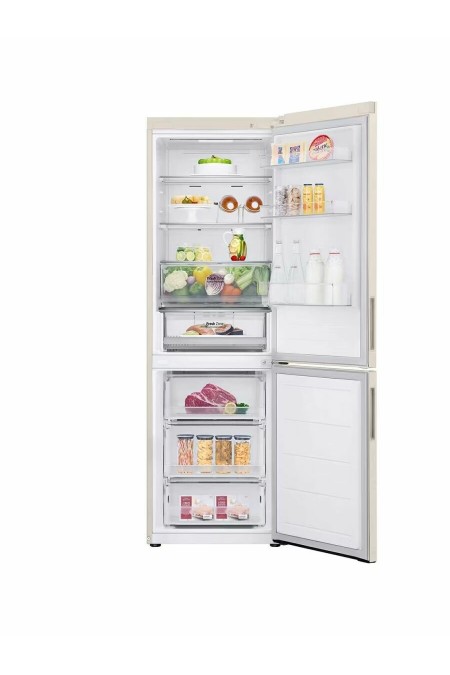Холодильник LG GC-B459AEMW (бежевый) 3