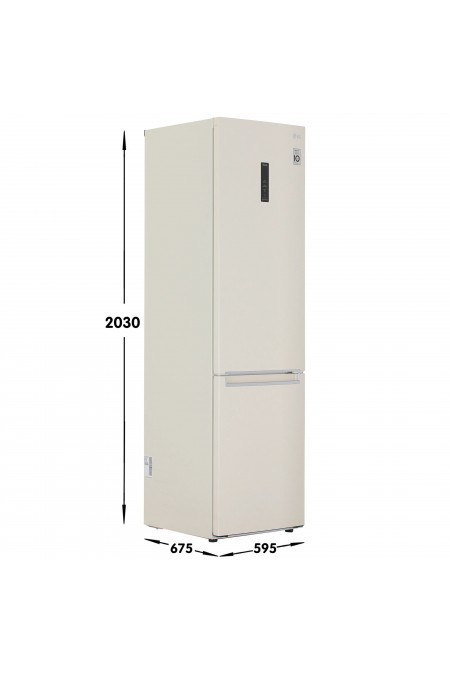 Холодильник LG GC-B509SEUM (бежевый) 4
