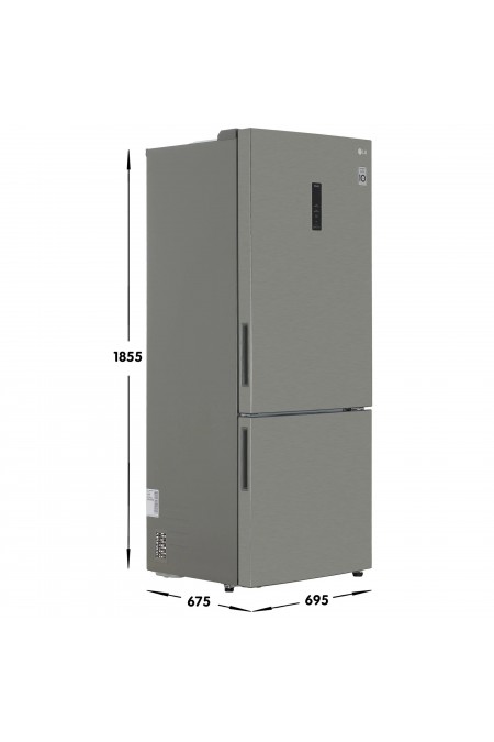 Холодильник LG GC-B569PMCM (серебристый) 4