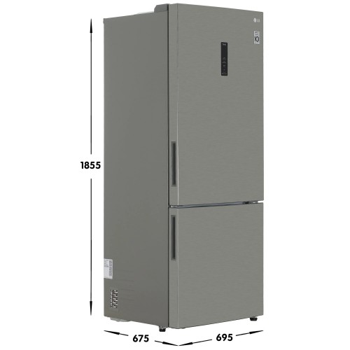 Холодильник LG GC-B569PMCM (серебристый) 4