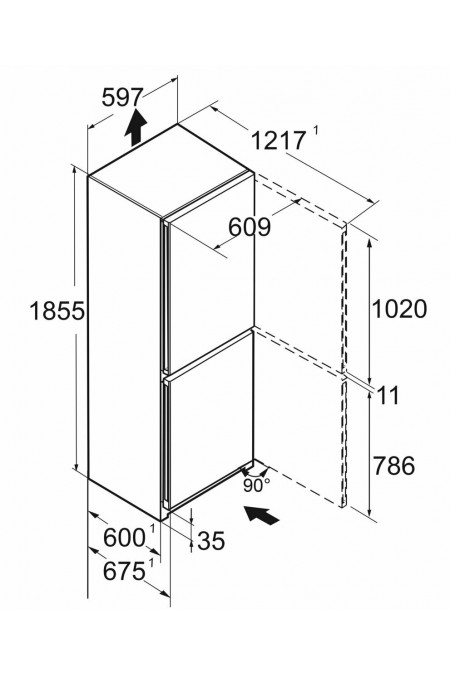 Холодильник Liebherr CBNsfc 5223 (серебристый) 6