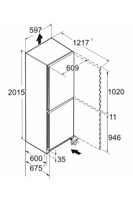 Холодильник Liebherr CNsfc 573i (серебристый) 2