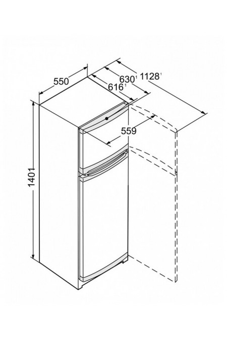 Холодильник Liebherr CT 2531 (белый) 3