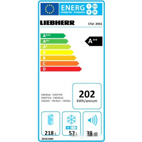 Холодильник Liebherr CTele 2931 (серебристый) 4