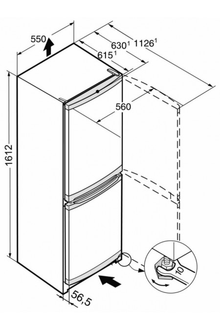 Холодильник Liebherr CUele 2831 (серебристый) 4
