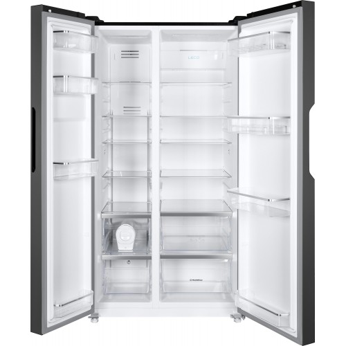 Холодильник MAUNFELD MFF177NFB (Side-by-Side) (черный) 2