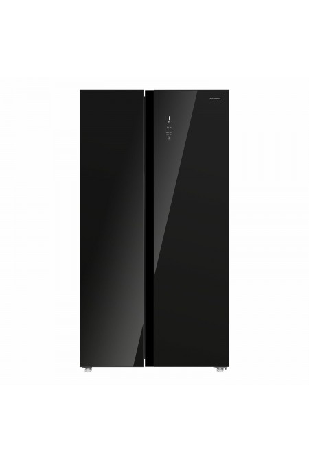 Холодильник Maunfeld MFF177NFB Slim Inverter (Side-by-Side) (черный) 