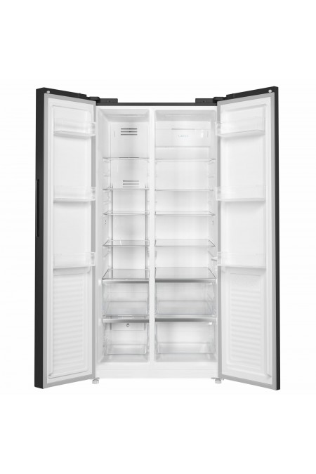 Холодильник Maunfeld MFF177NFB Slim Inverter (Side-by-Side) (черный) 1