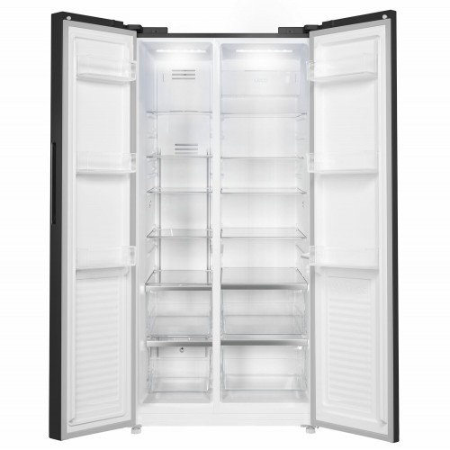 Холодильник Maunfeld MFF177NFB Slim Inverter (Side-by-Side) (черный) 3